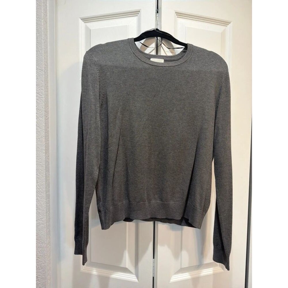H&M Gray Long Sleeve Lightweight Sweater Size Large NWOT